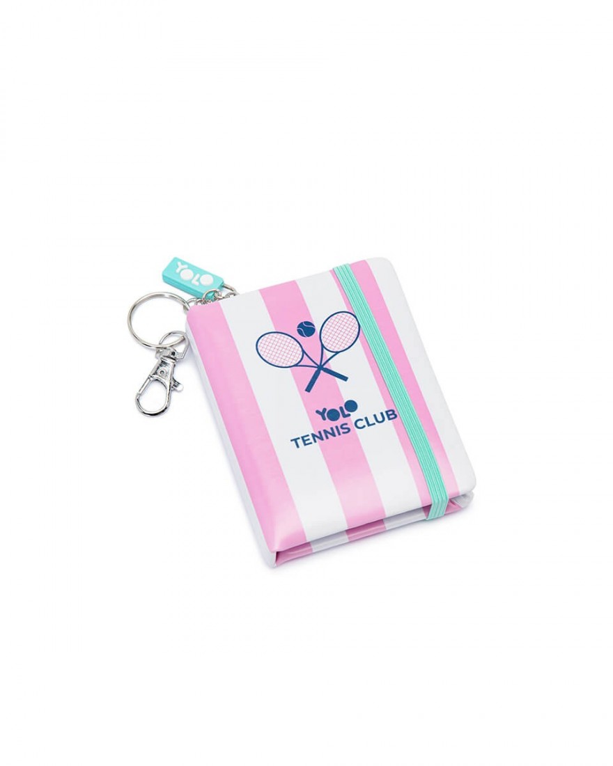 Mini Σημειωματάριο με μπρελόκ Tennis Club Girl 90720 Yolo