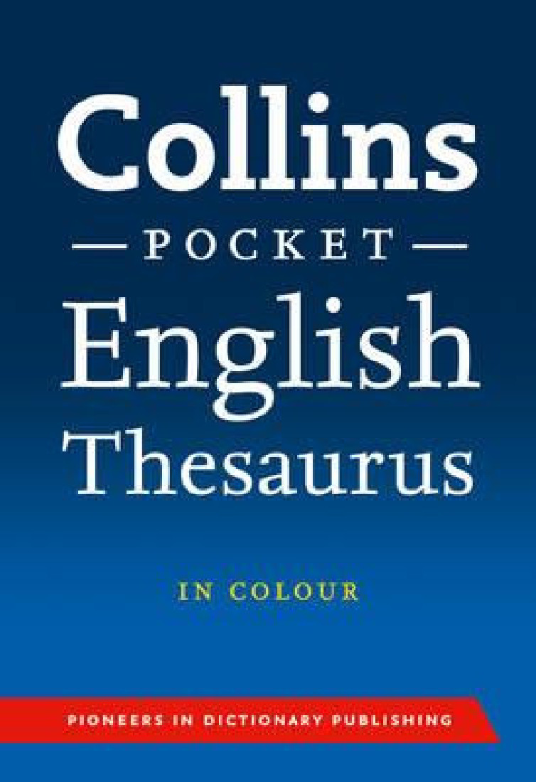 COLLINS POCKET ENGLISH THESAURUS 6TH ED