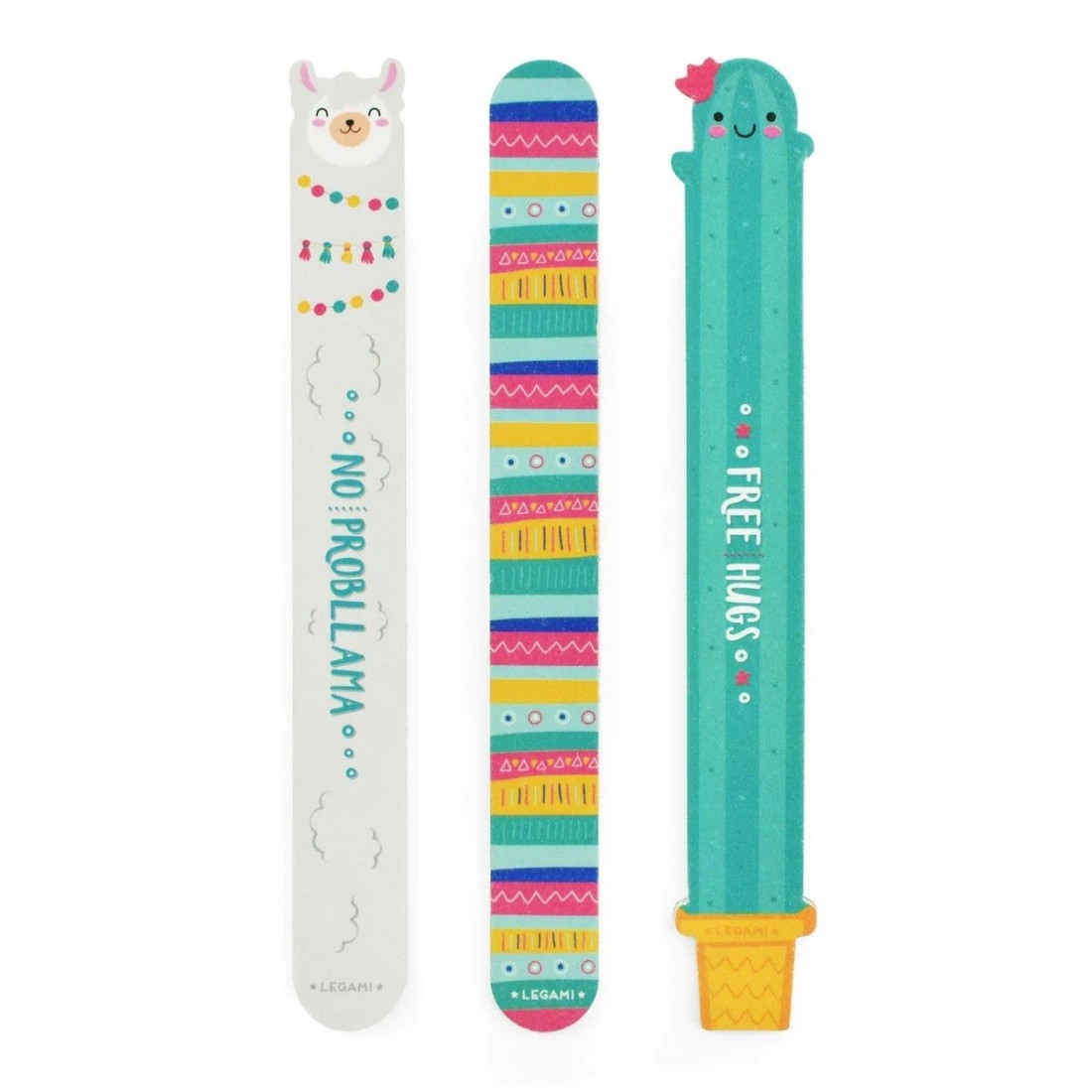 Set of 3 Llama Nail Files - Nails Before Males - Legami