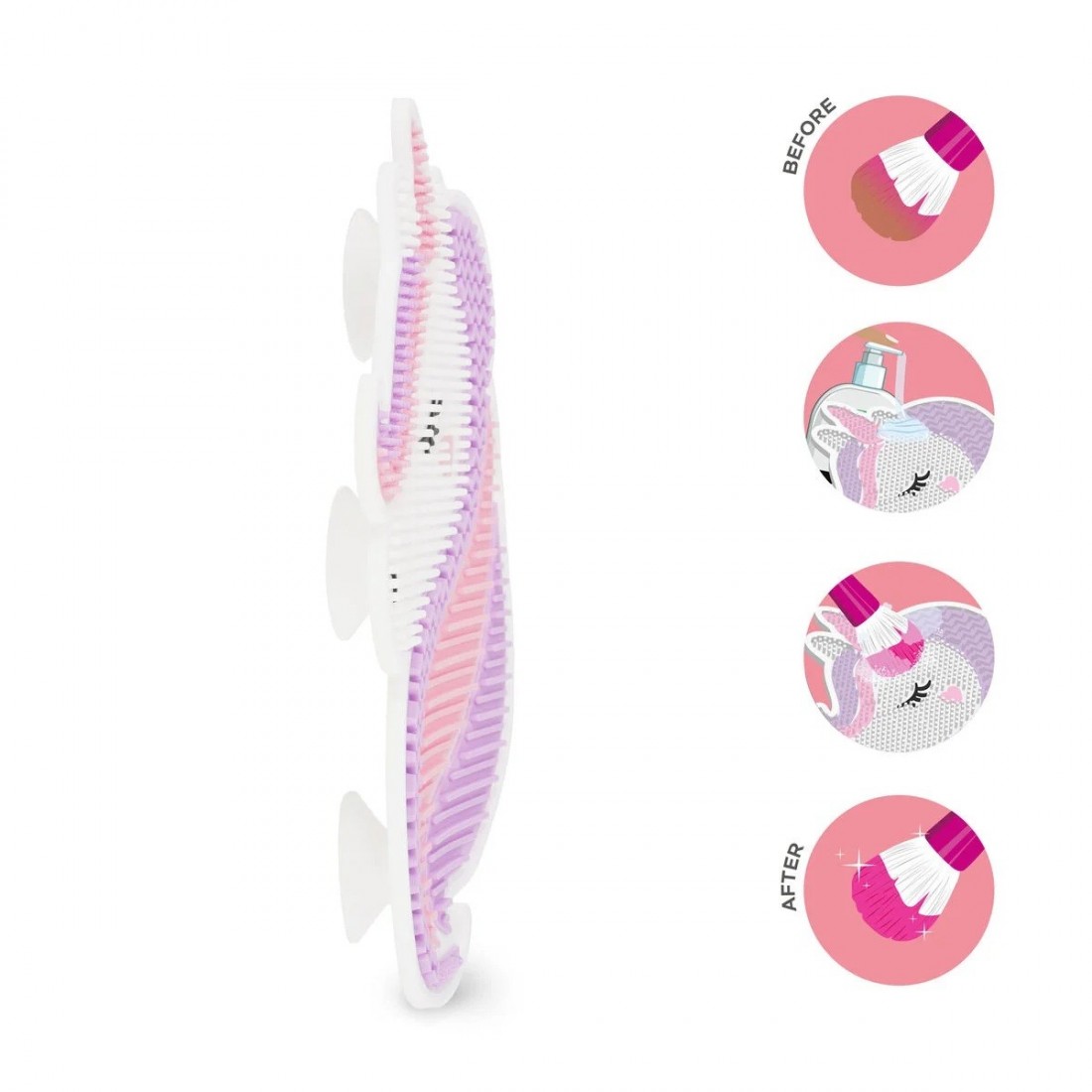 Unicorn Makeup Brush Cleaning Mat - Brush it Off! - Legami