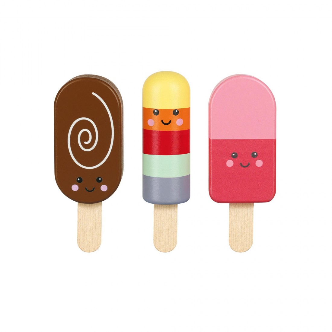 Ξύλινα Παγωτά Ξυλάκια Happy Treats 29621 Orange Tree Toys (FSC®)
