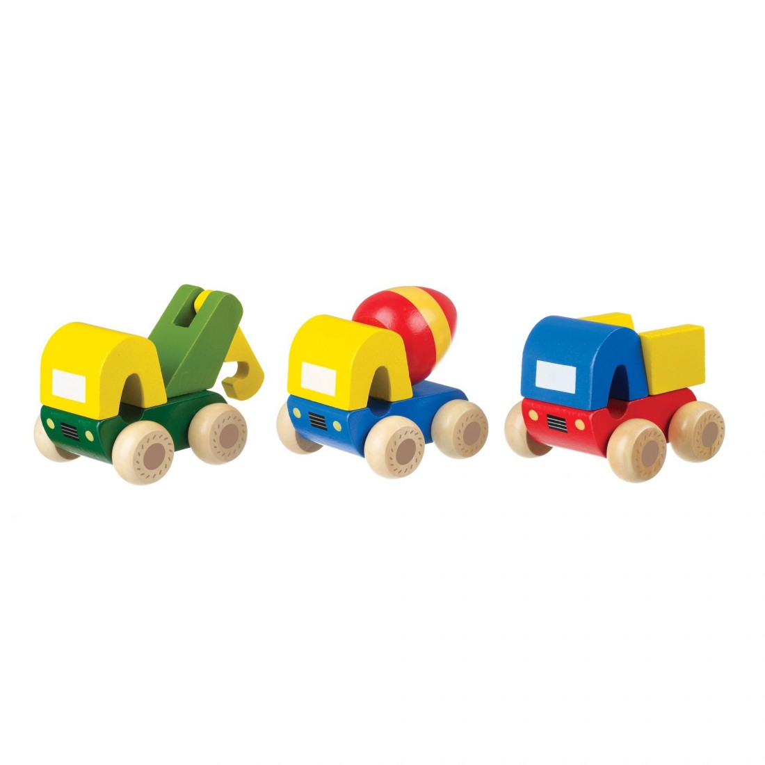 Σετ 3 Μικρά Οχήματα Construction 07237 Orange Tree Toys (FSC®)