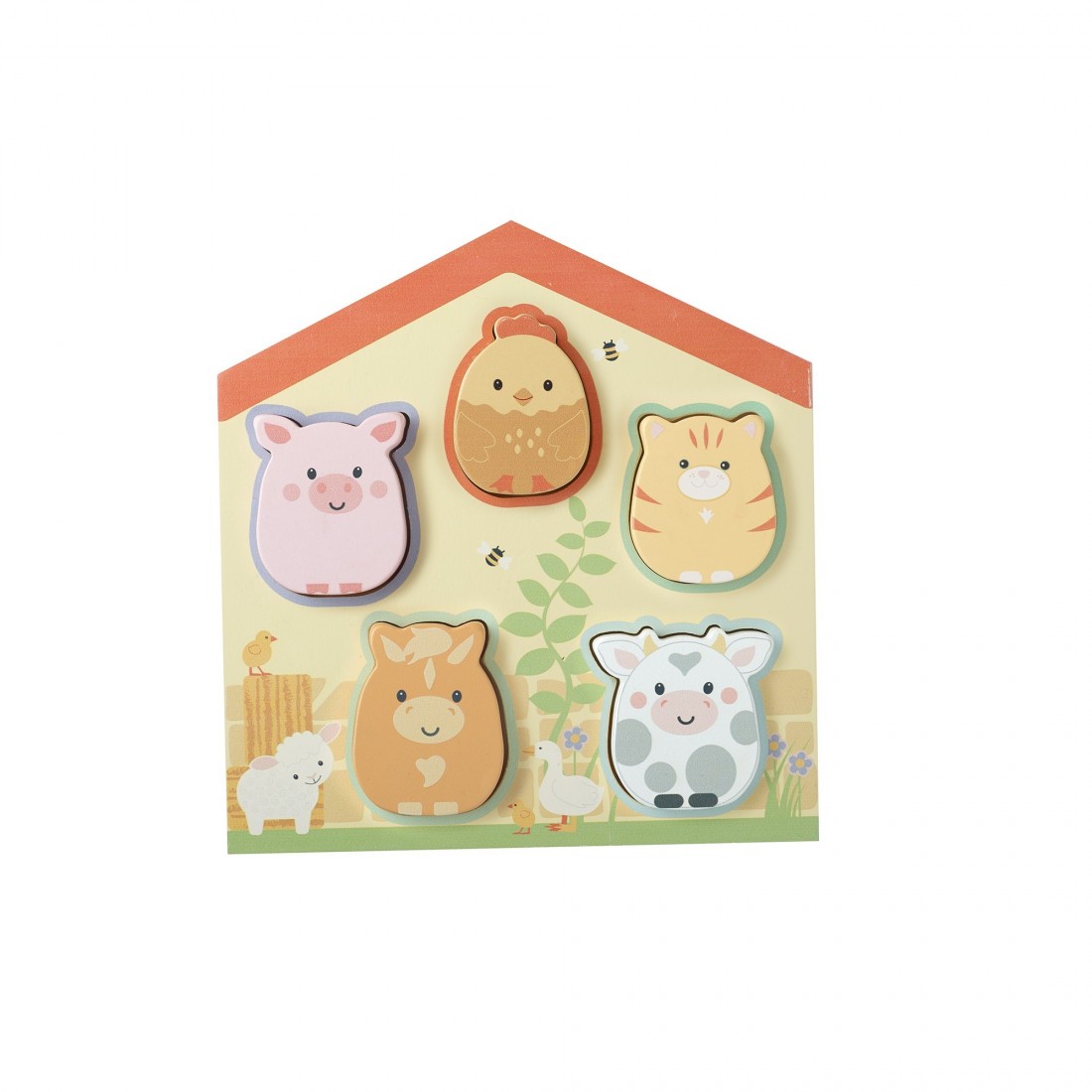 Παιχνίδι Σχημάτων Αχυρώνας Farmyard 06719 Orange Tree Toys