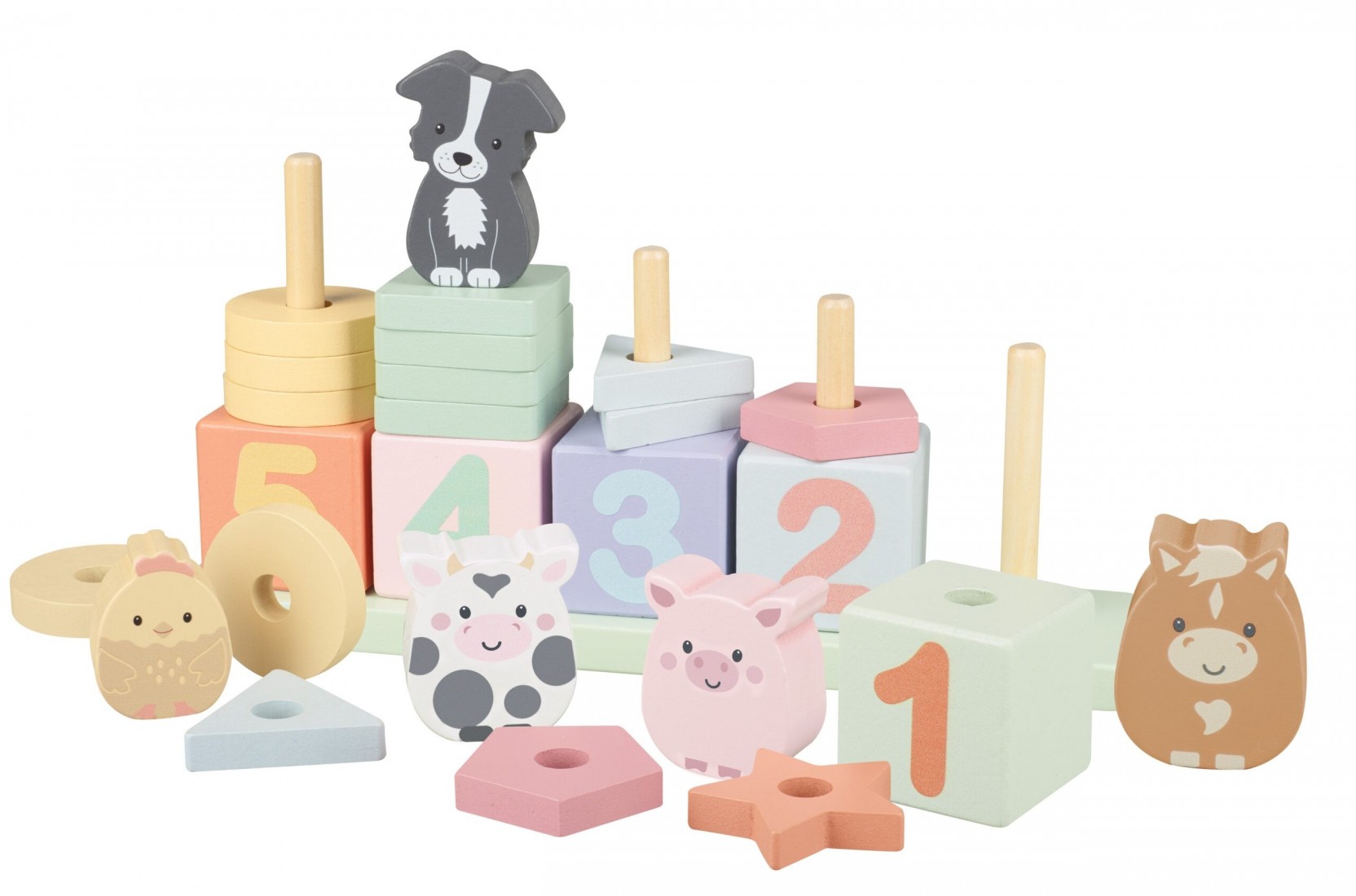 Παιχνίδι Αριθμών Farmyard 12665 Orange Tree Toys