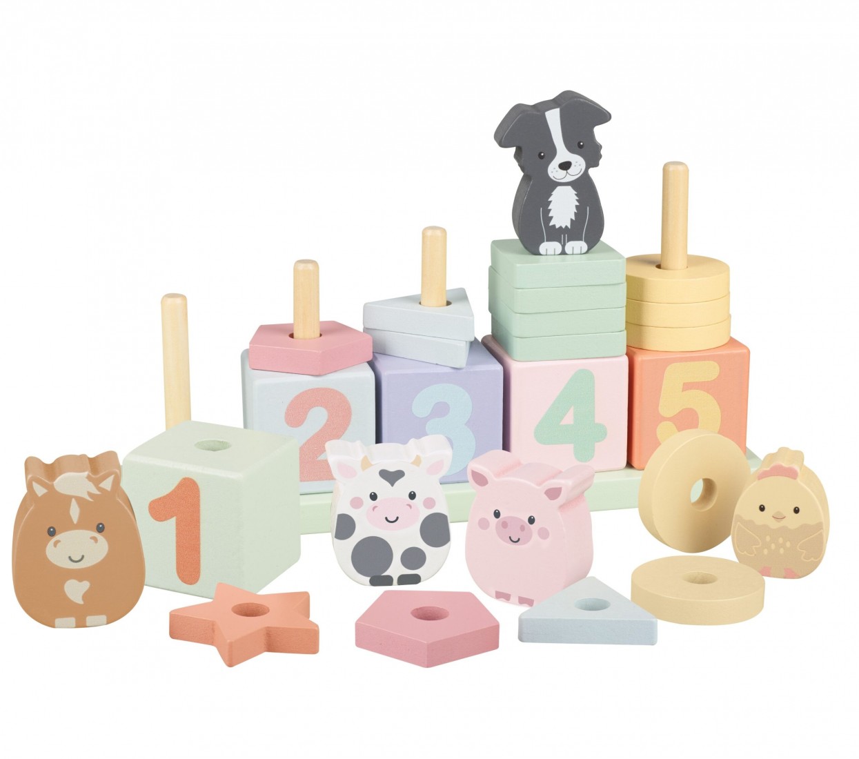 Παιχνίδι Αριθμών Farmyard 12665 Orange Tree Toys