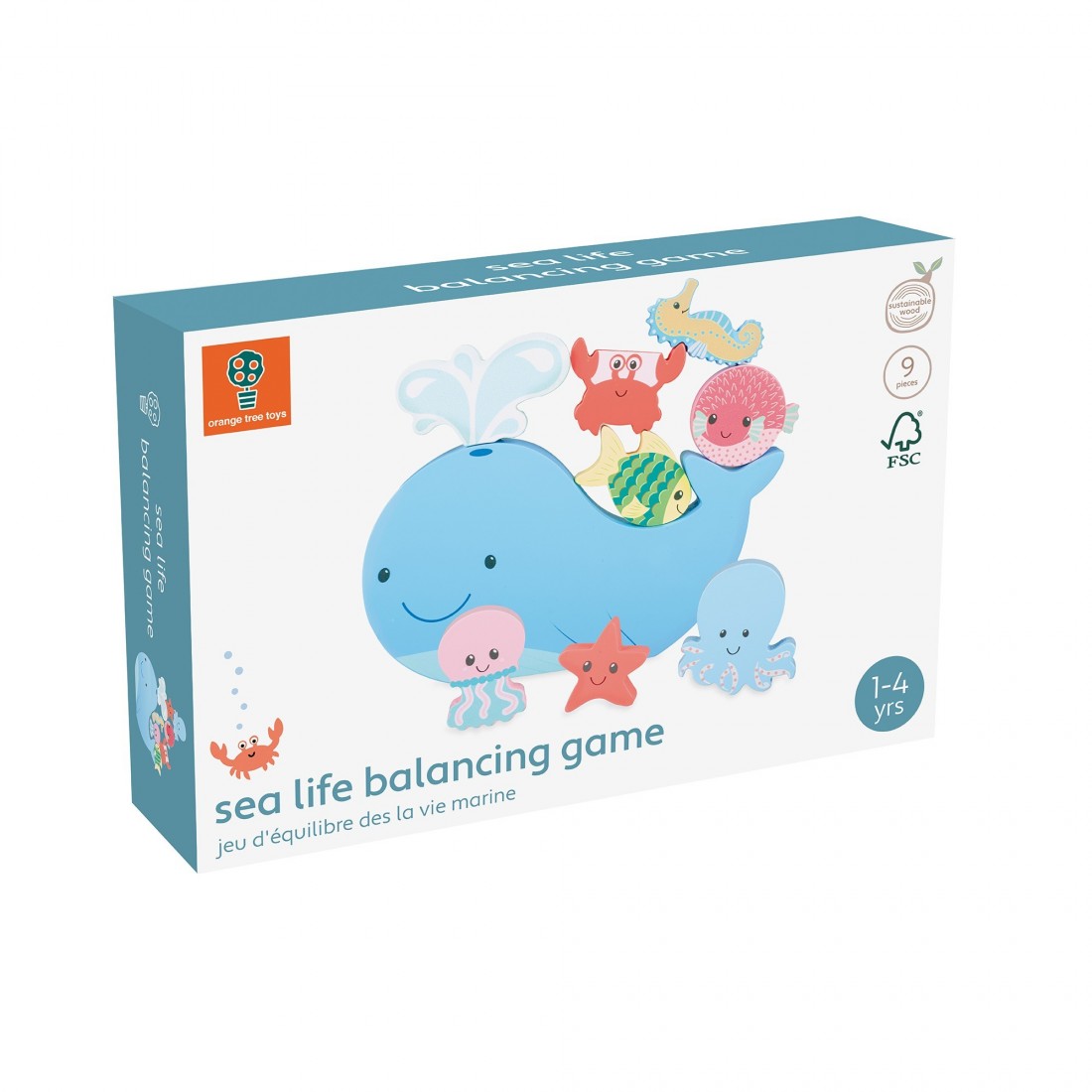 Παιχνίδι Ισορροπίας Sea Life 12051 Orange Tree Toys (FSC®)