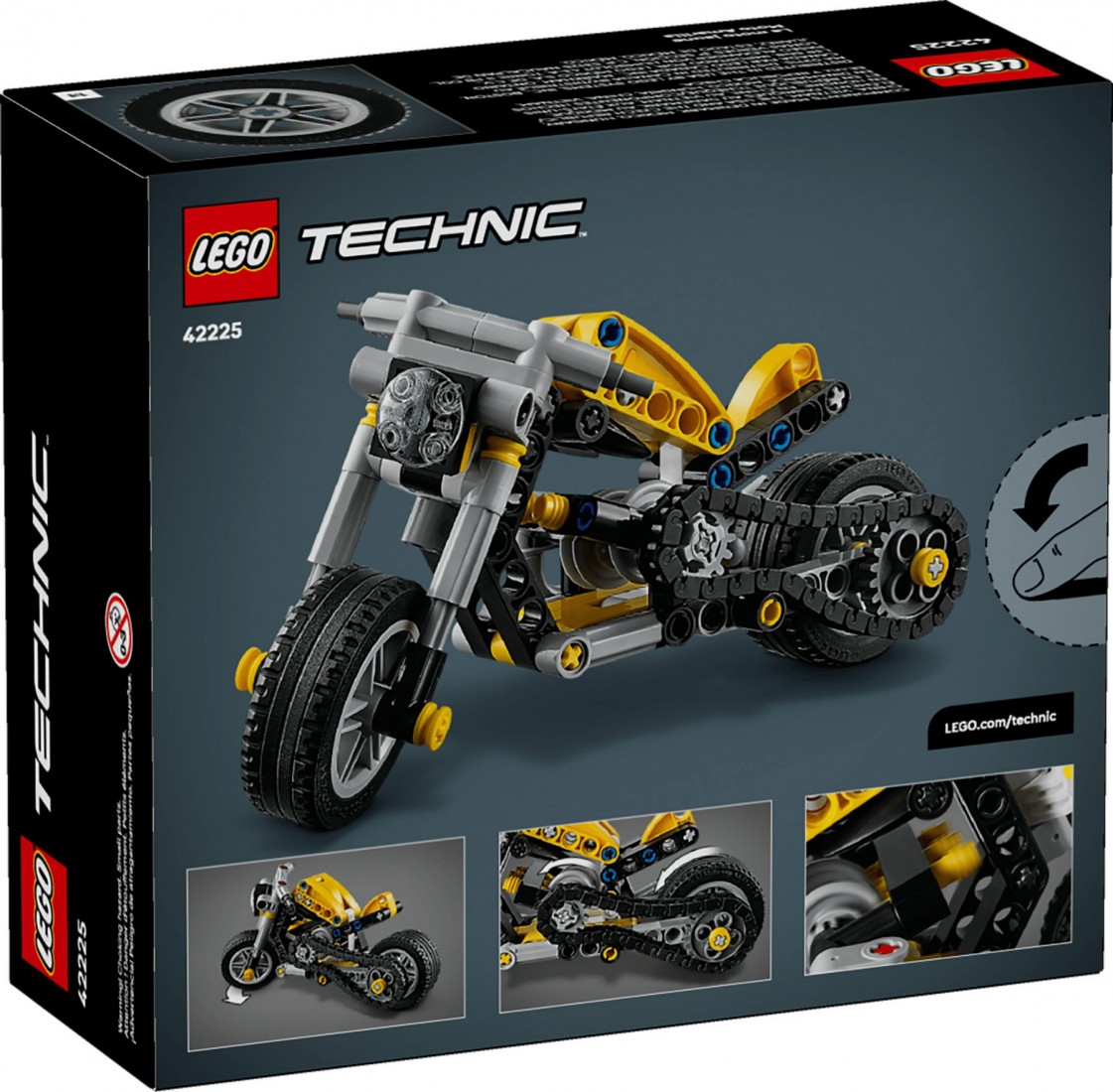 Yellow Motorcycle 42225 Lego Technic