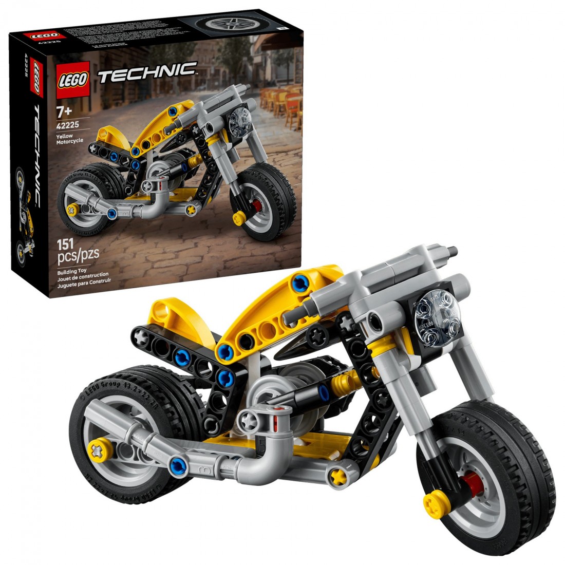 Yellow Motorcycle 42225 Lego Technic