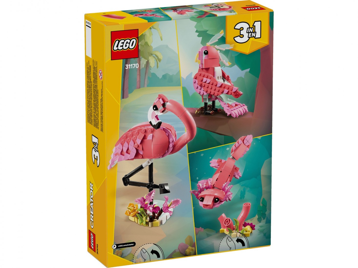 Wild Animals: Pink Flamingo 31170 Lego Creator