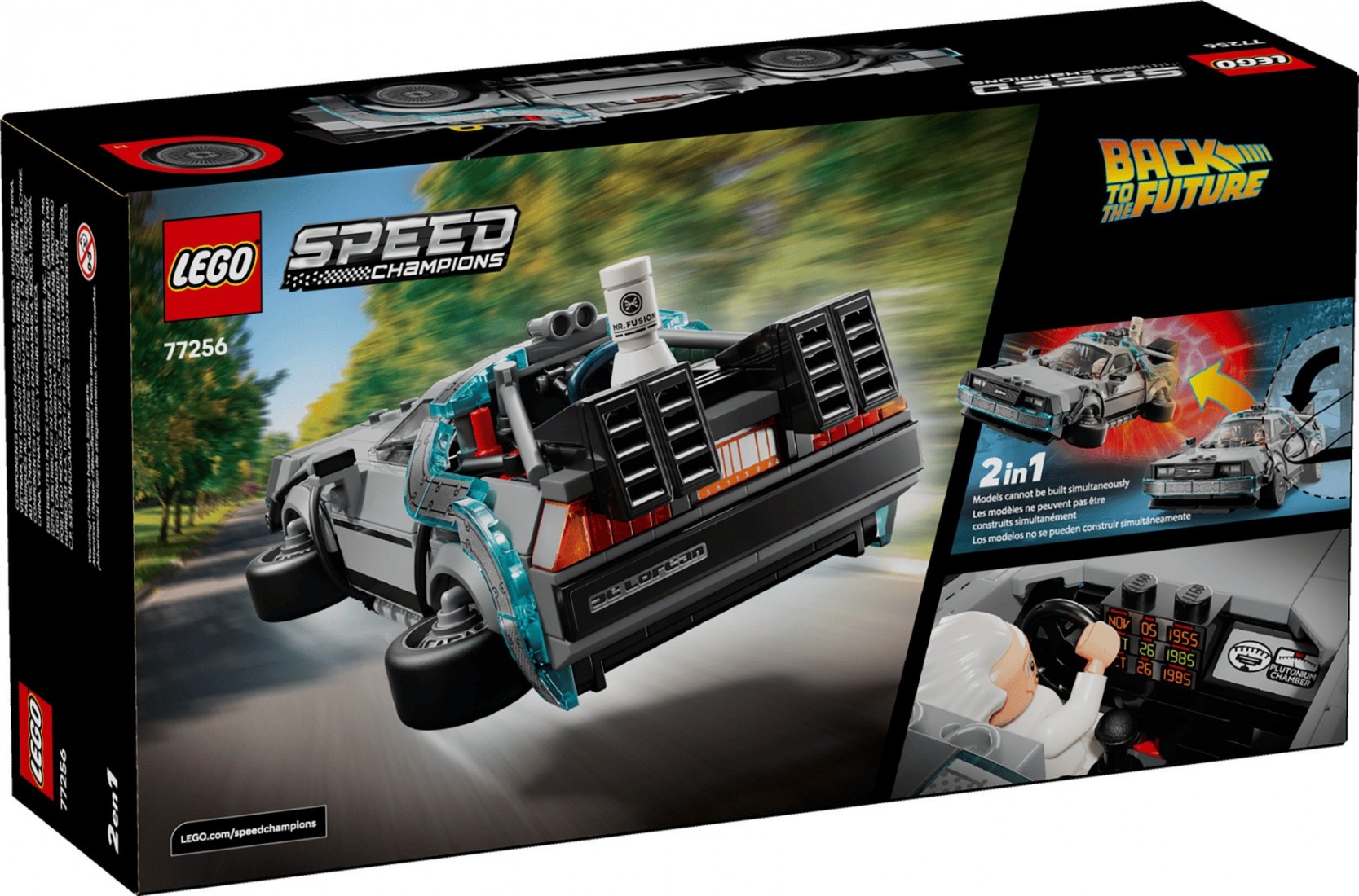 Time Machine from Back to the Future 77256 Lego Speed Champions