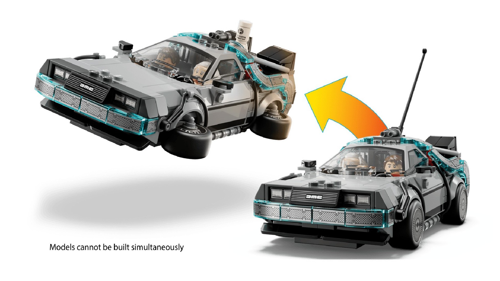 Time Machine from Back to the Future 77256 Lego Speed Champions
