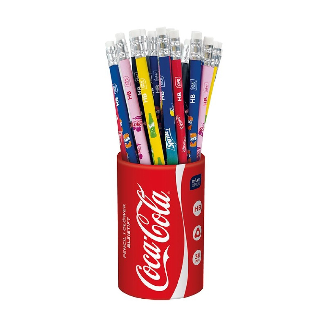 Μολύβι Ξύλινο Coca Cola Mix HB 383488 InterDruk