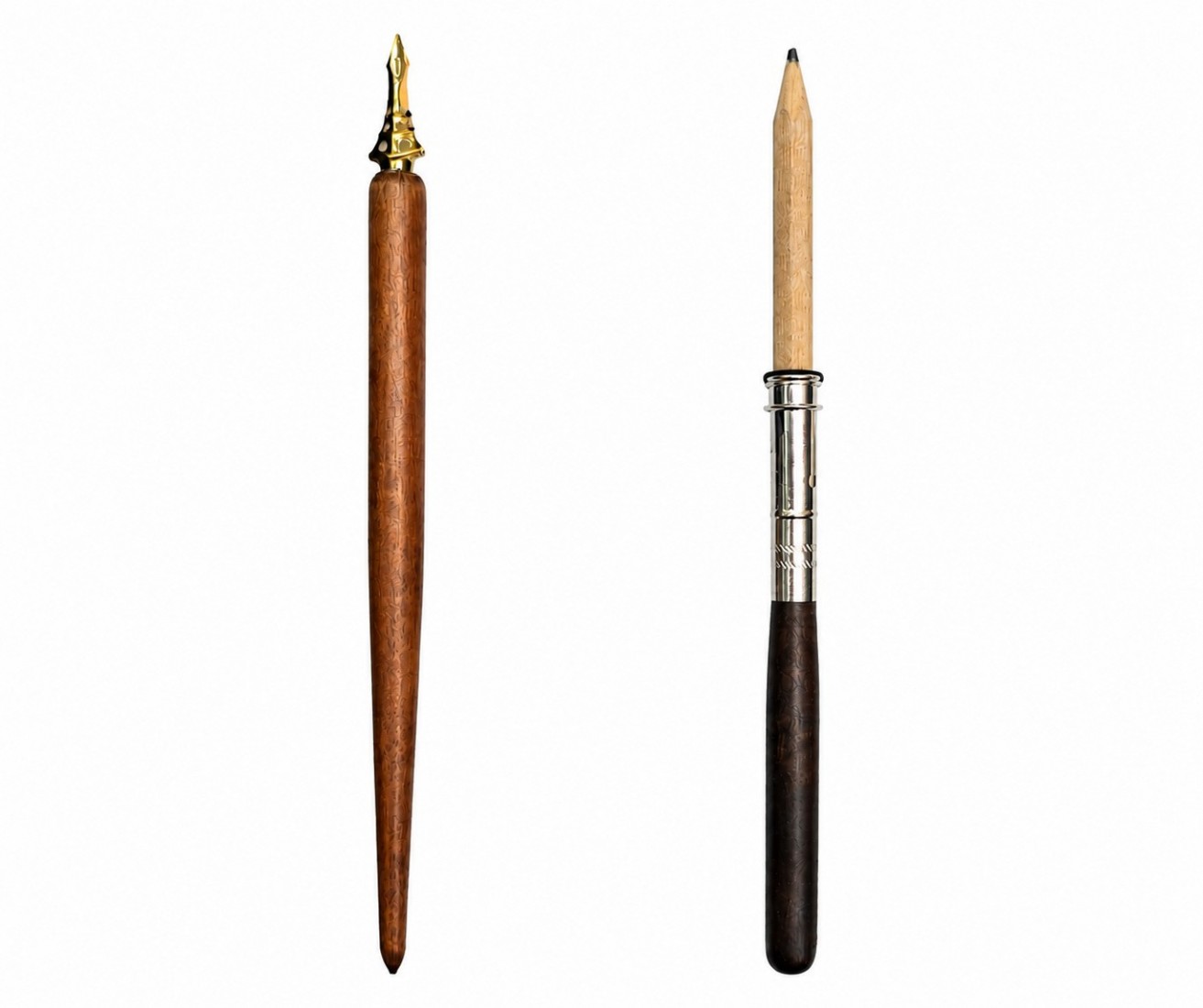 Francesco Rubinato art set LEVI/05 Leonardo da Vinci, wooden pen & pencil holder