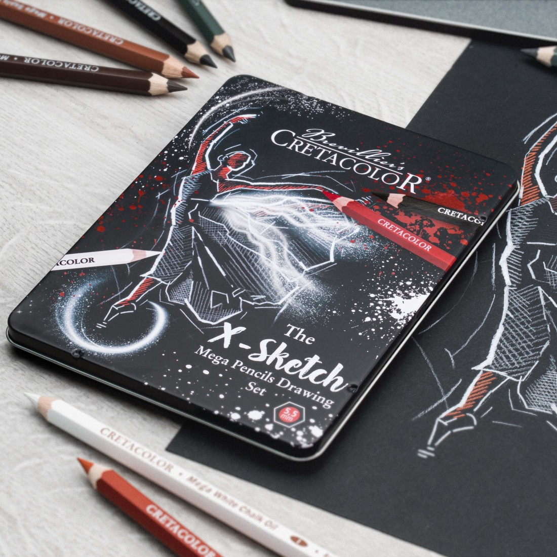 Cretacolor, The X-Sketch - MEGA Artist Pen Set, 400 84
