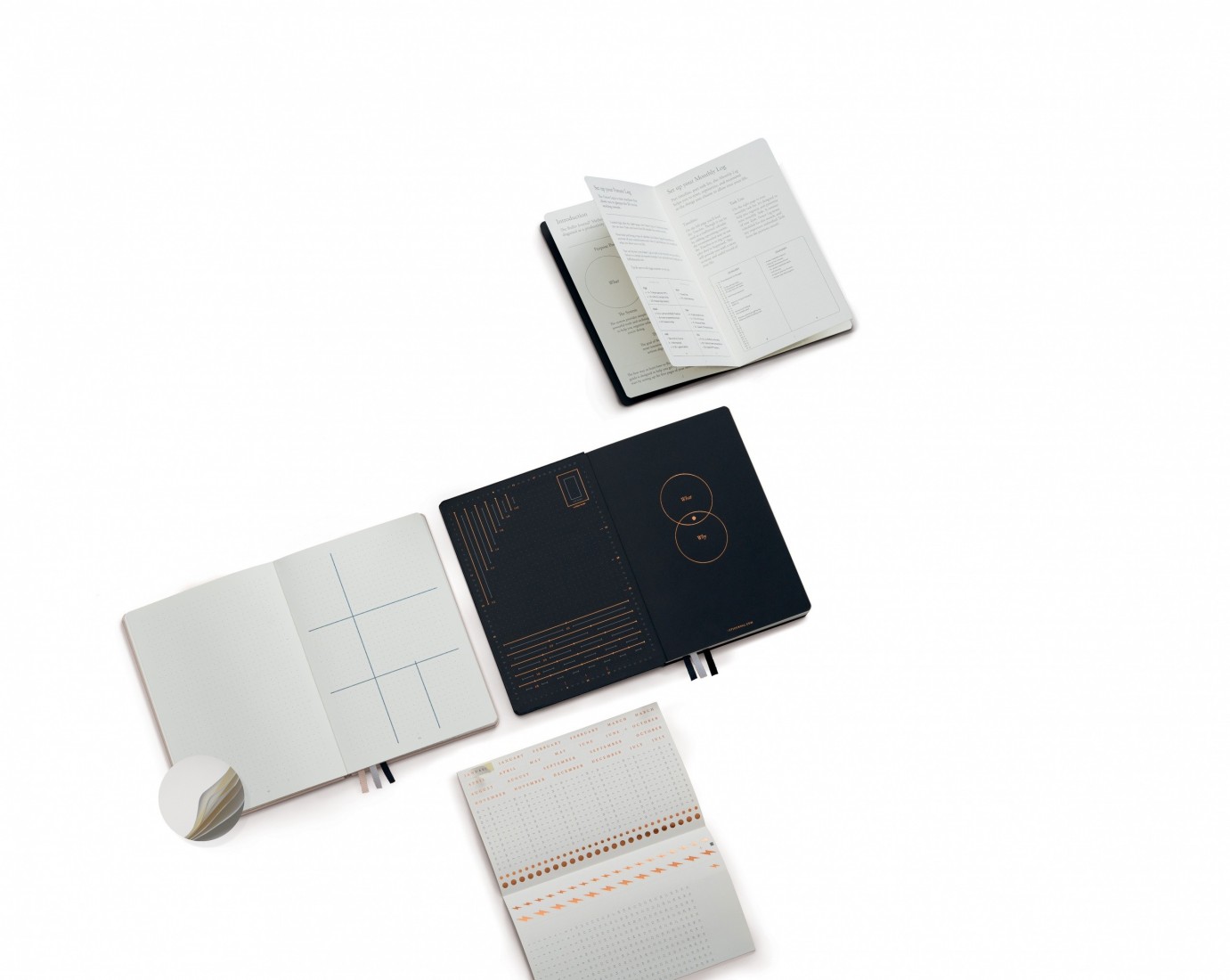 Leuchtturm 1917 Themebook Bullet Journal Edition 2 A5 Medium Dotted, Black