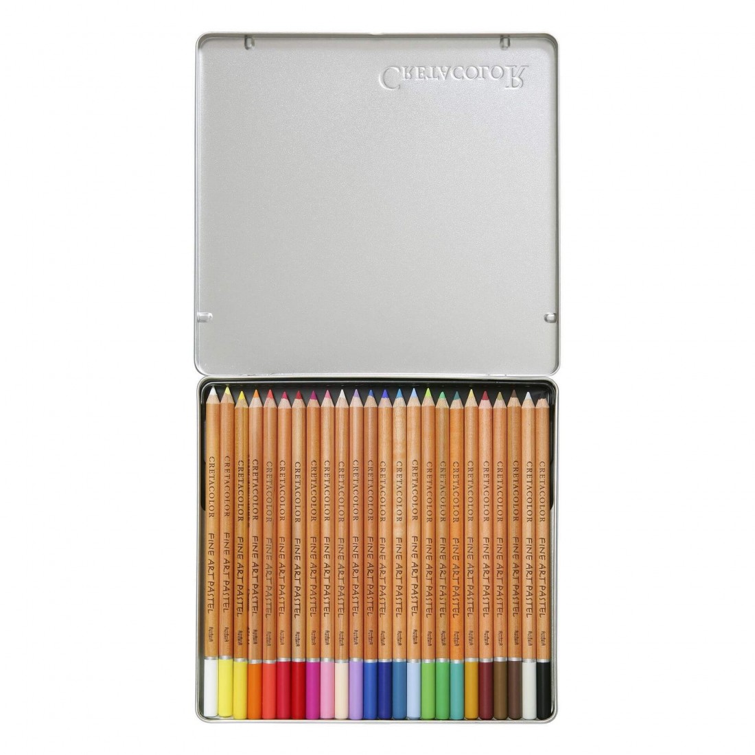 Cretacolor 24 pastel pencils in tin box 470 24