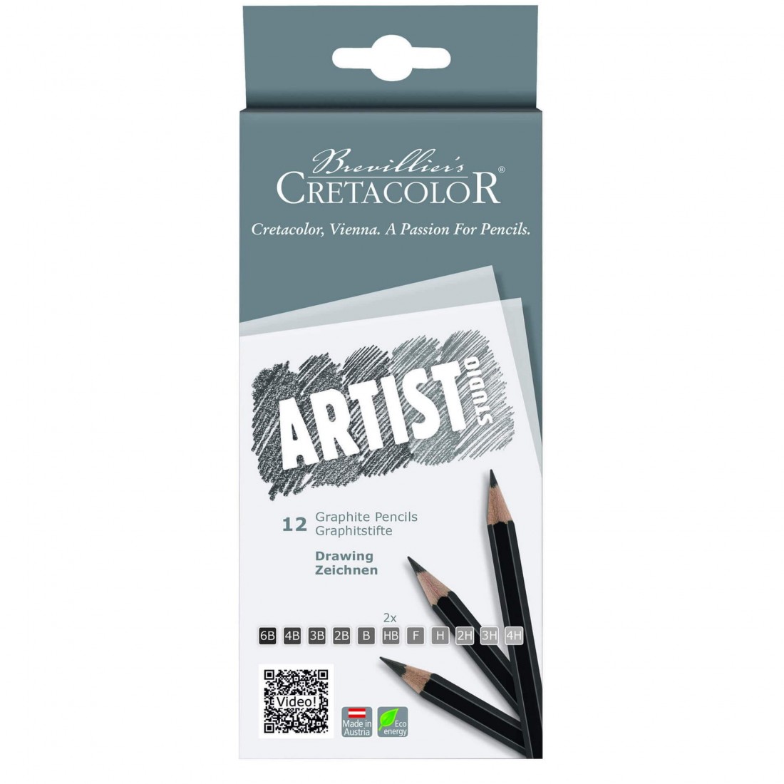 Cretacolor 12 Graphite pencils Artist studio 141 12