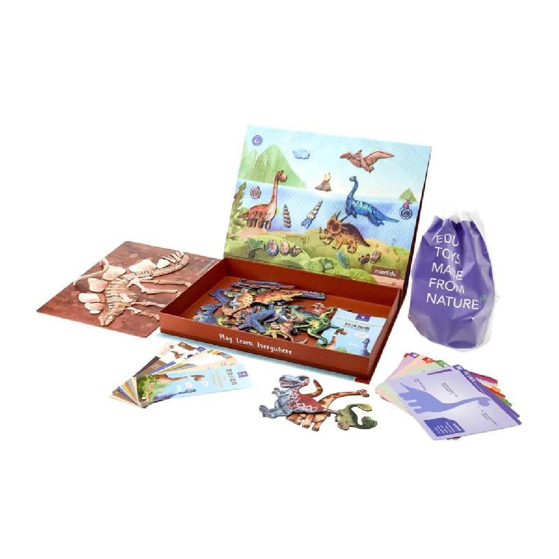 Μαγνητικό Puzzle All About Dinos 00098 Mier Edu