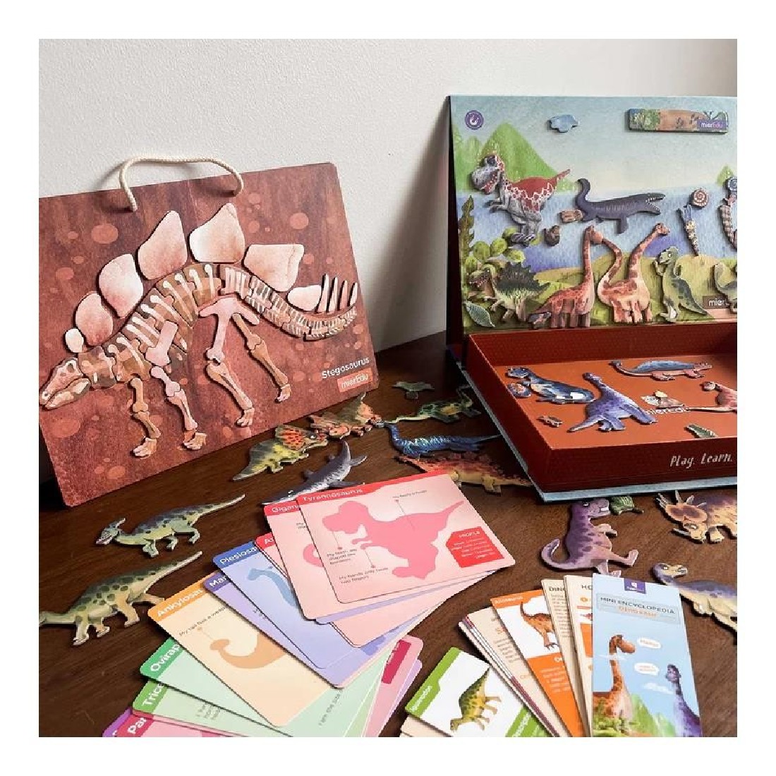 Μαγνητικό Puzzle All About Dinos 00098 Mier Edu