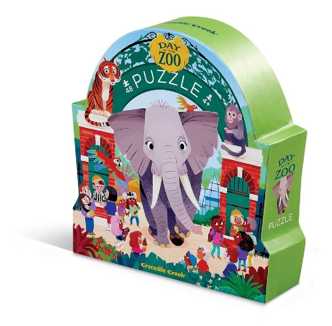 Puzzle Day at the Zoo 48pcs 40634 Crocodile Creek
