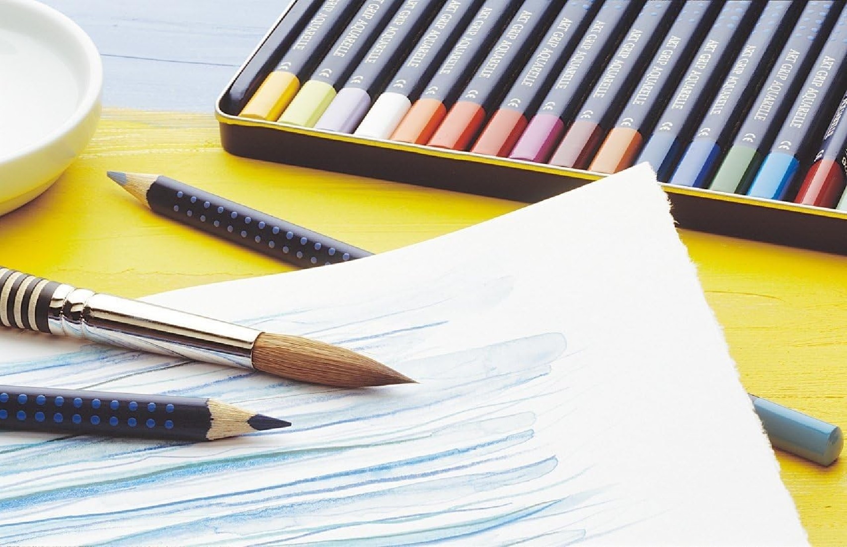 Faber Castell - Art Grip Aquarelle Colours Pencils 24 pcs