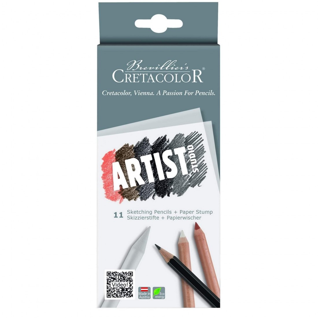 Cretacolor Artist Studio sketching pens with paper wiper 465 11