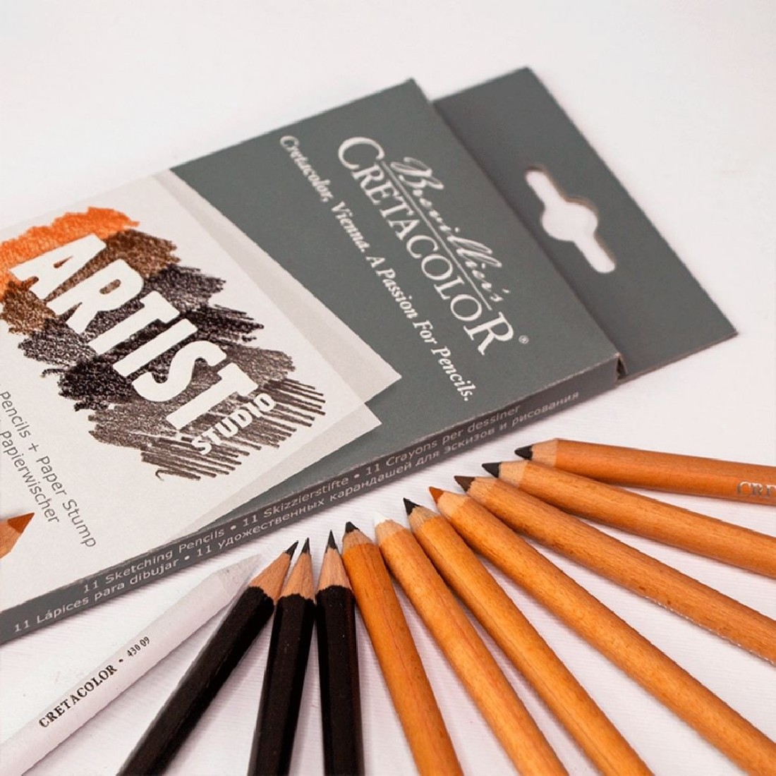 Cretacolor Artist Studio sketching pens with paper wiper 465 11