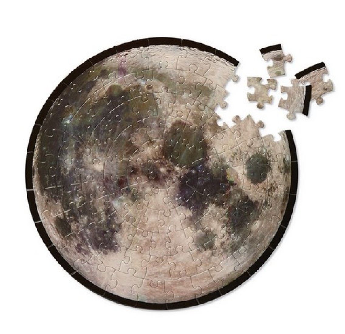 NASA Tin Puzzle Moon 100pcs 43303 Crocodile Creek