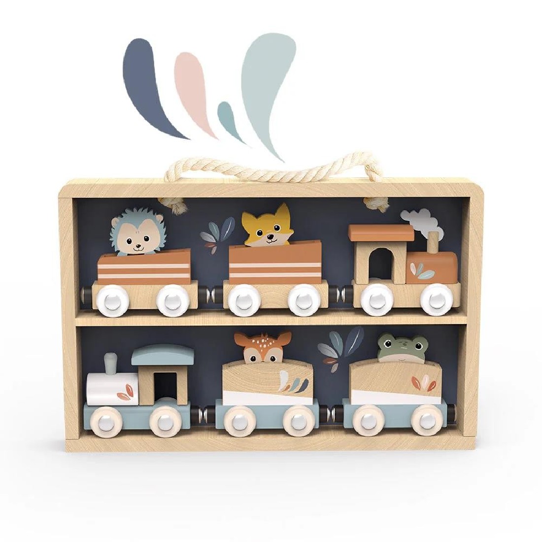 Ξύλινο Train Set Display Case SP1033 Speedy Monkey