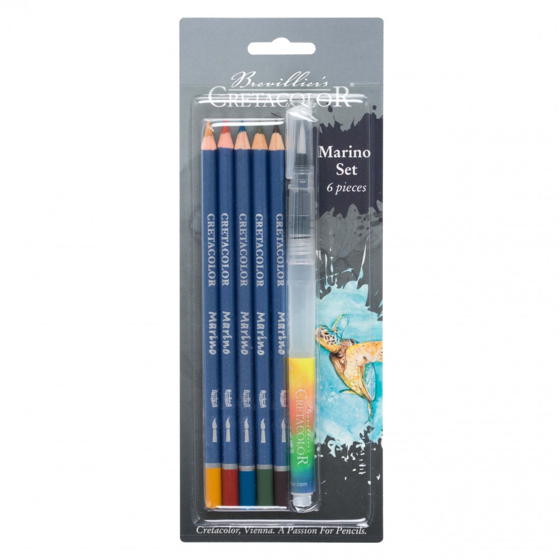 Cretacolor Marino set, drawing set watercolorable, 6 pieces, 240 06
