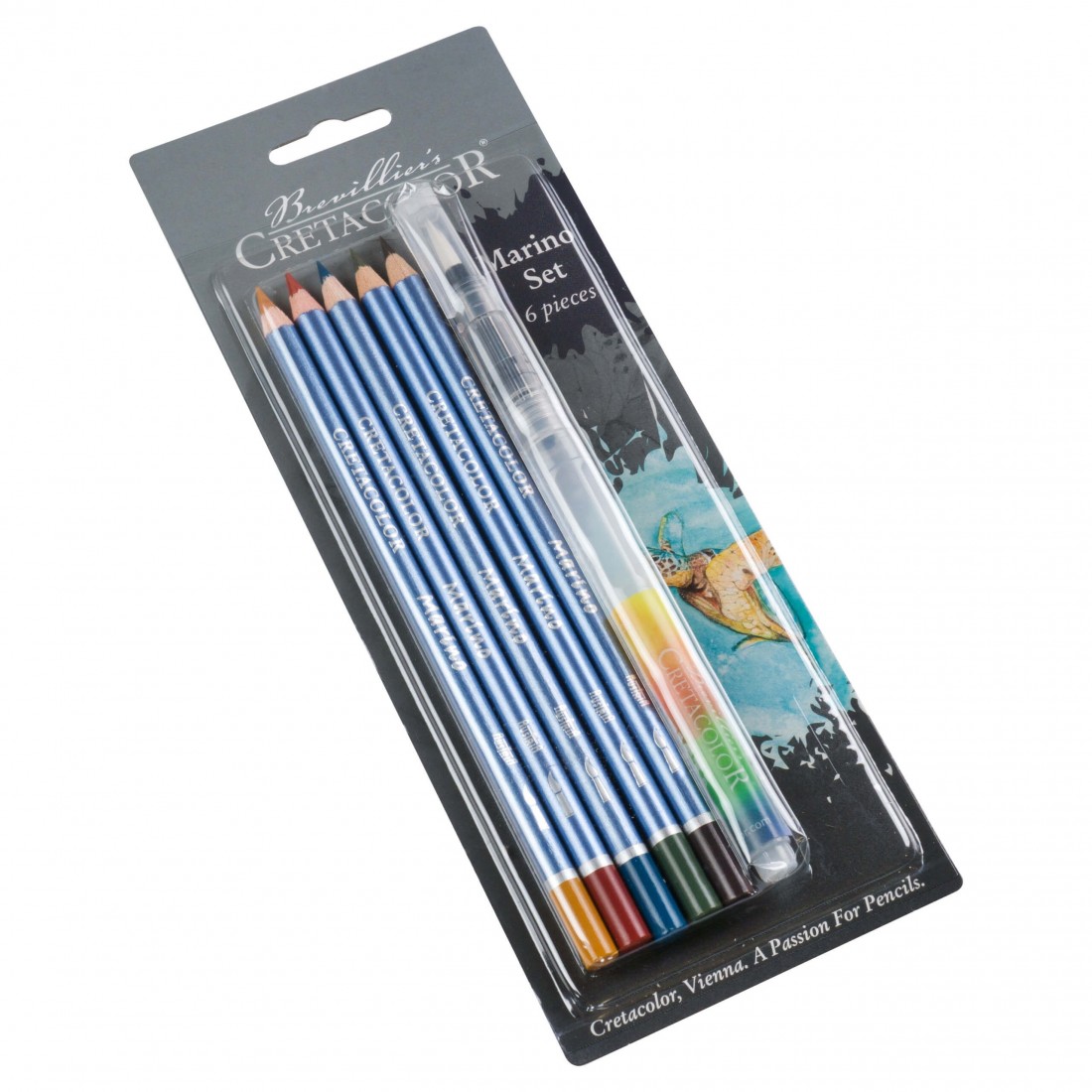 Cretacolor Marino set, drawing set watercolorable, 6 pieces, 240 06