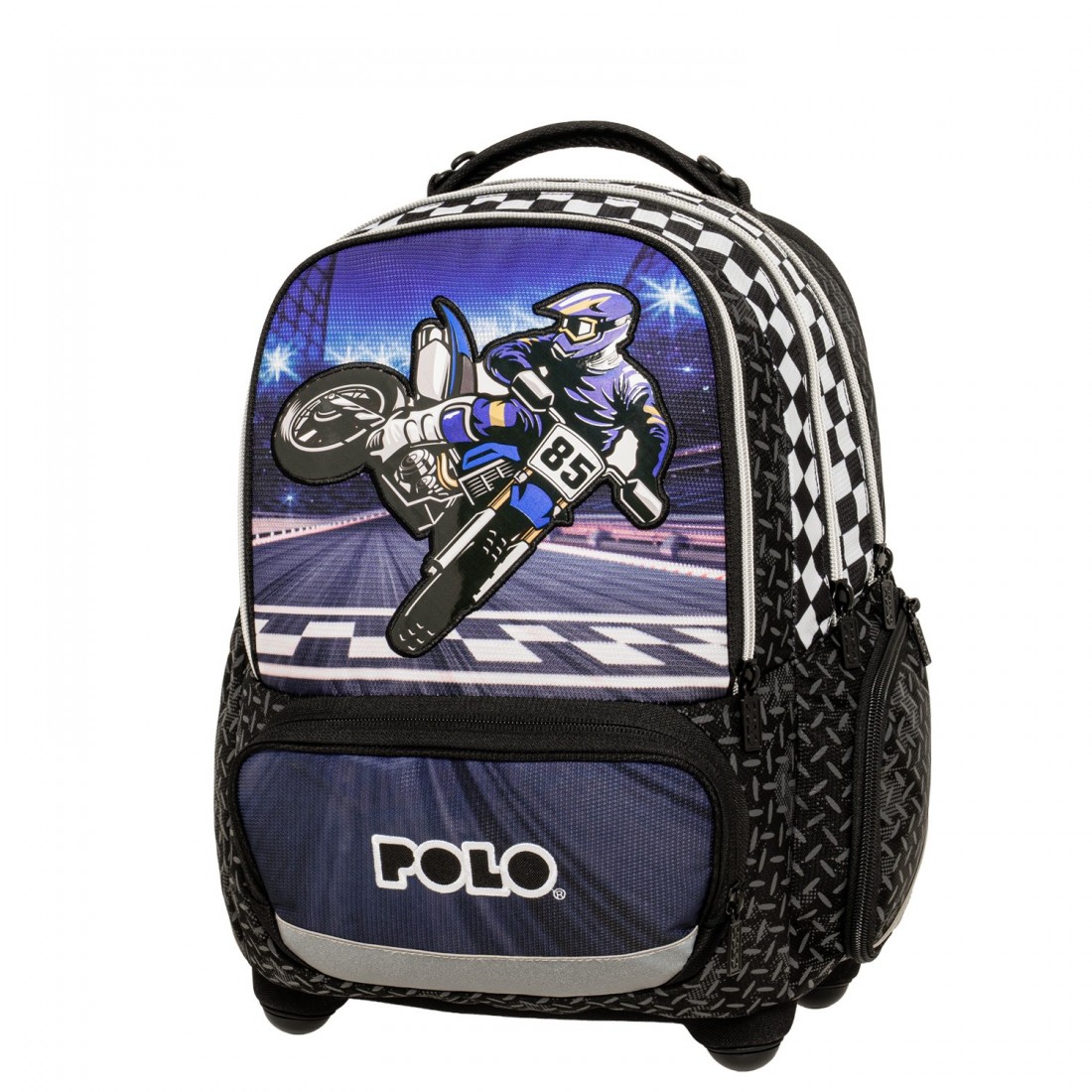 Σακίδιο Trolley Δημοτικού Freely Motocross 965055-8422 Polo (2026)