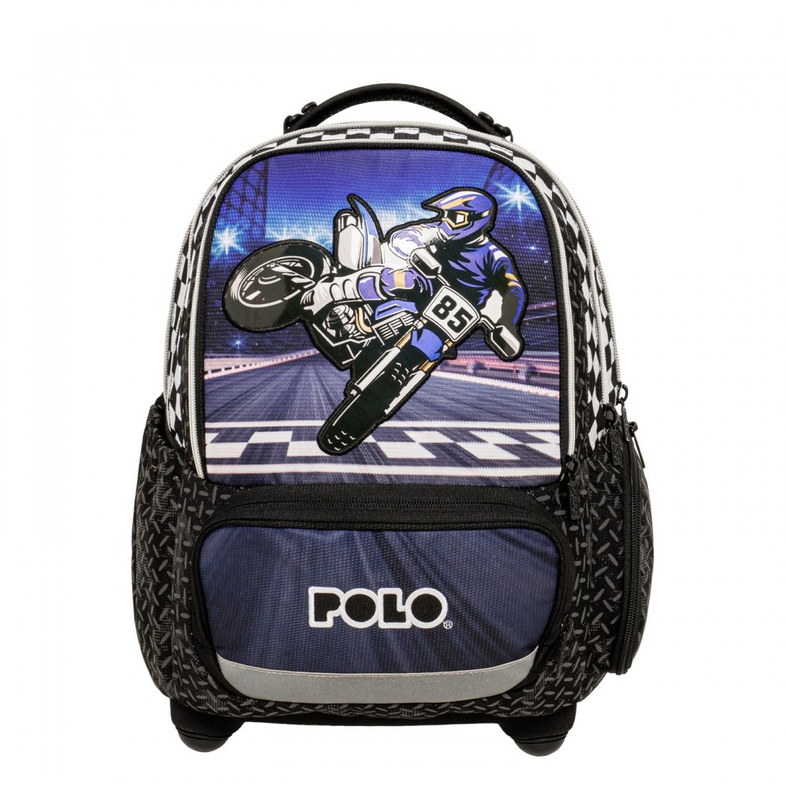 Σακίδιο Trolley Δημοτικού Freely Motocross 965055-8422 Polo (2026)