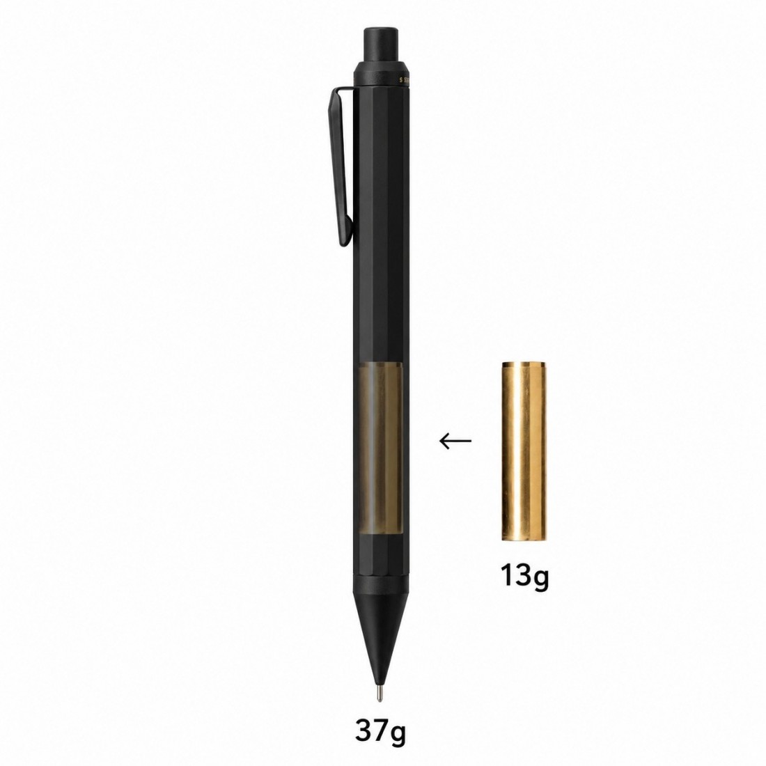 SEASAR Gravium Maximum Practicality Mechanical Pencil 0,5mm black