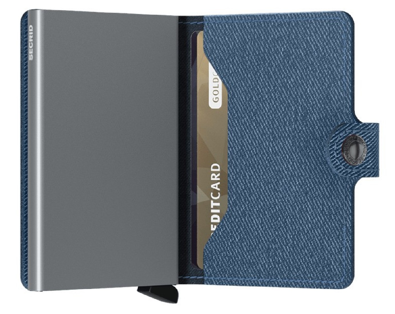 SECRID MINIWALLET MTw MINIWALLET TWIST JEANS BLUE