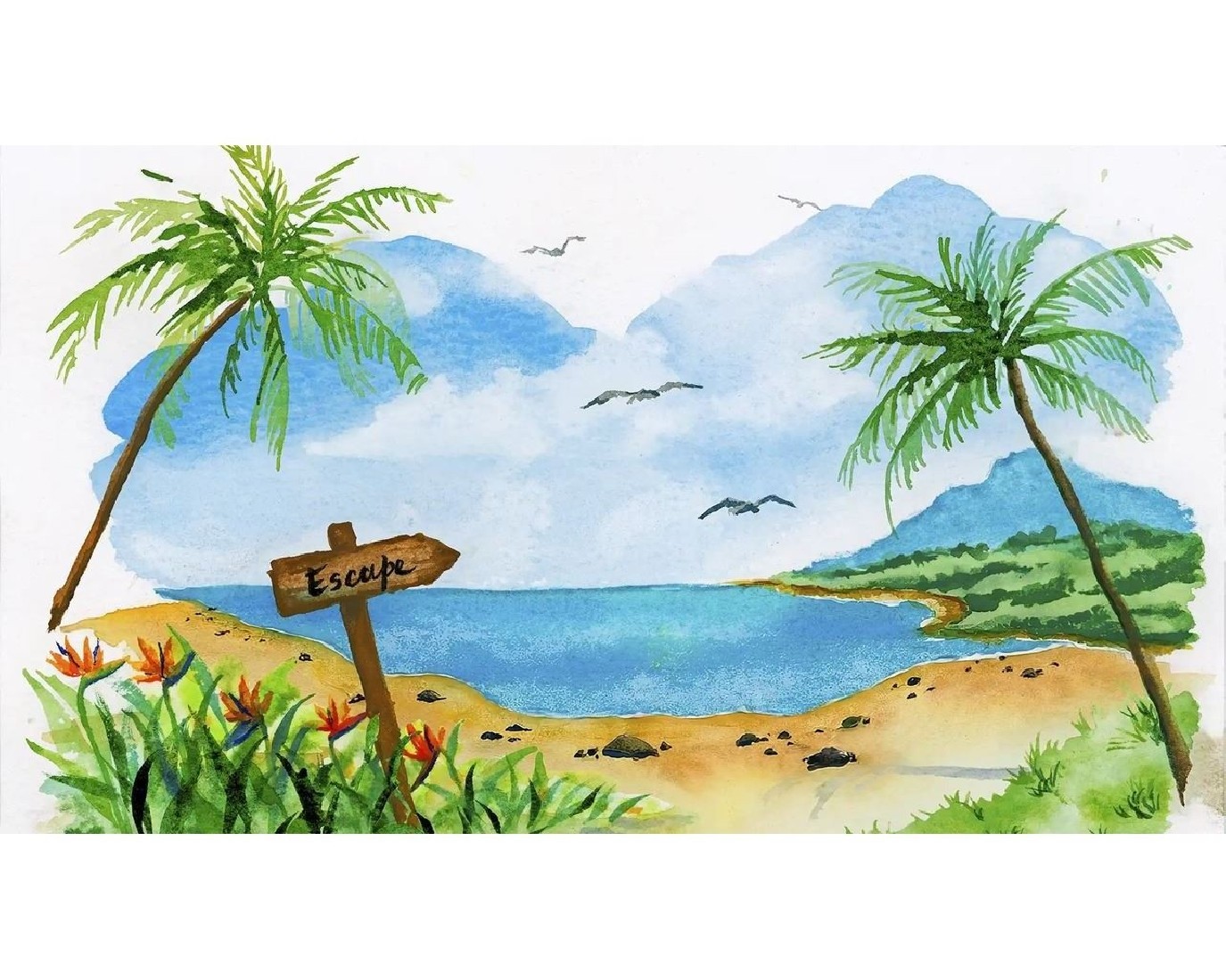 Faber Castell Goldfaber Aqua Dual Marker, set of 6, Coconut Cocktail 164509