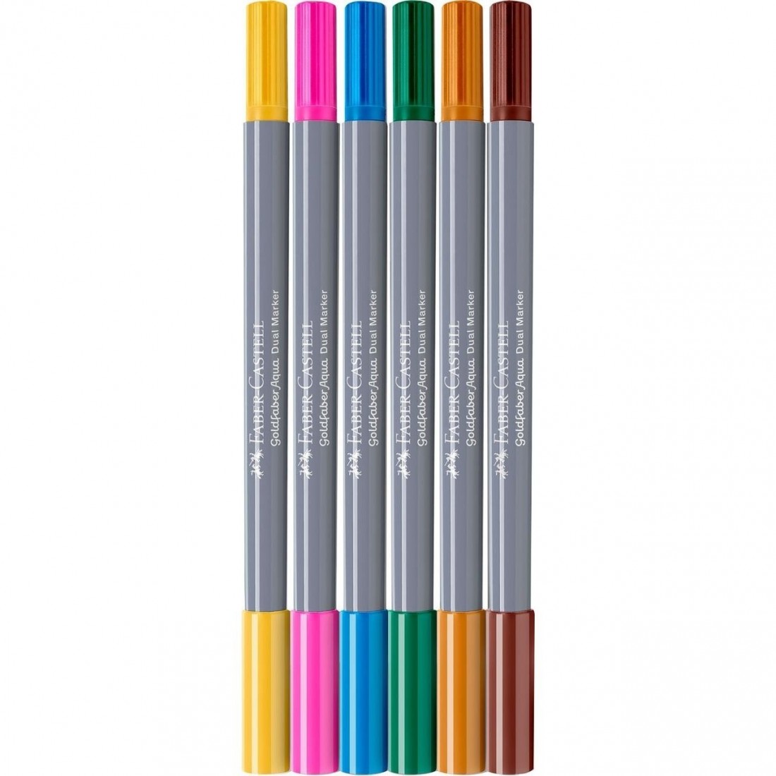 Faber Castell Goldfaber Aqua Dual Marker, set of 6, Coconut Cocktail 164509