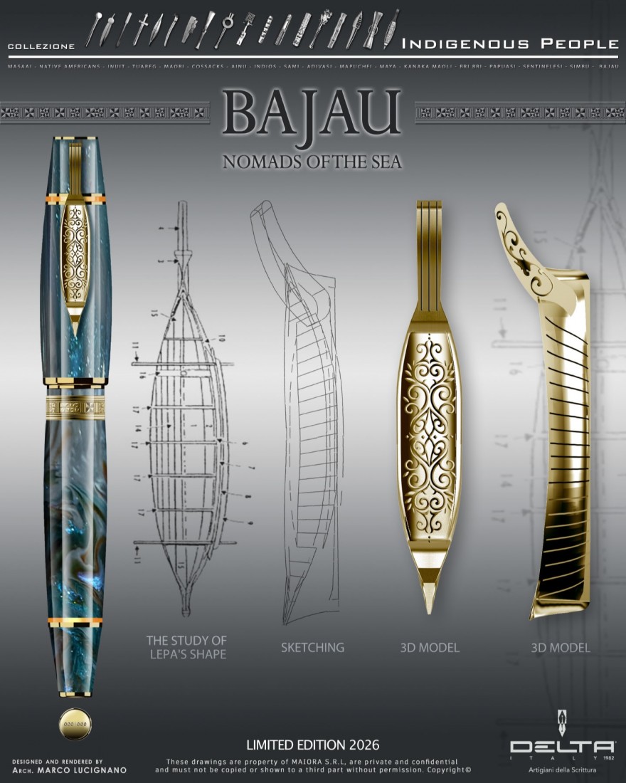 Delta Indigenous People Bajau P Limited Edition Fountain Pen