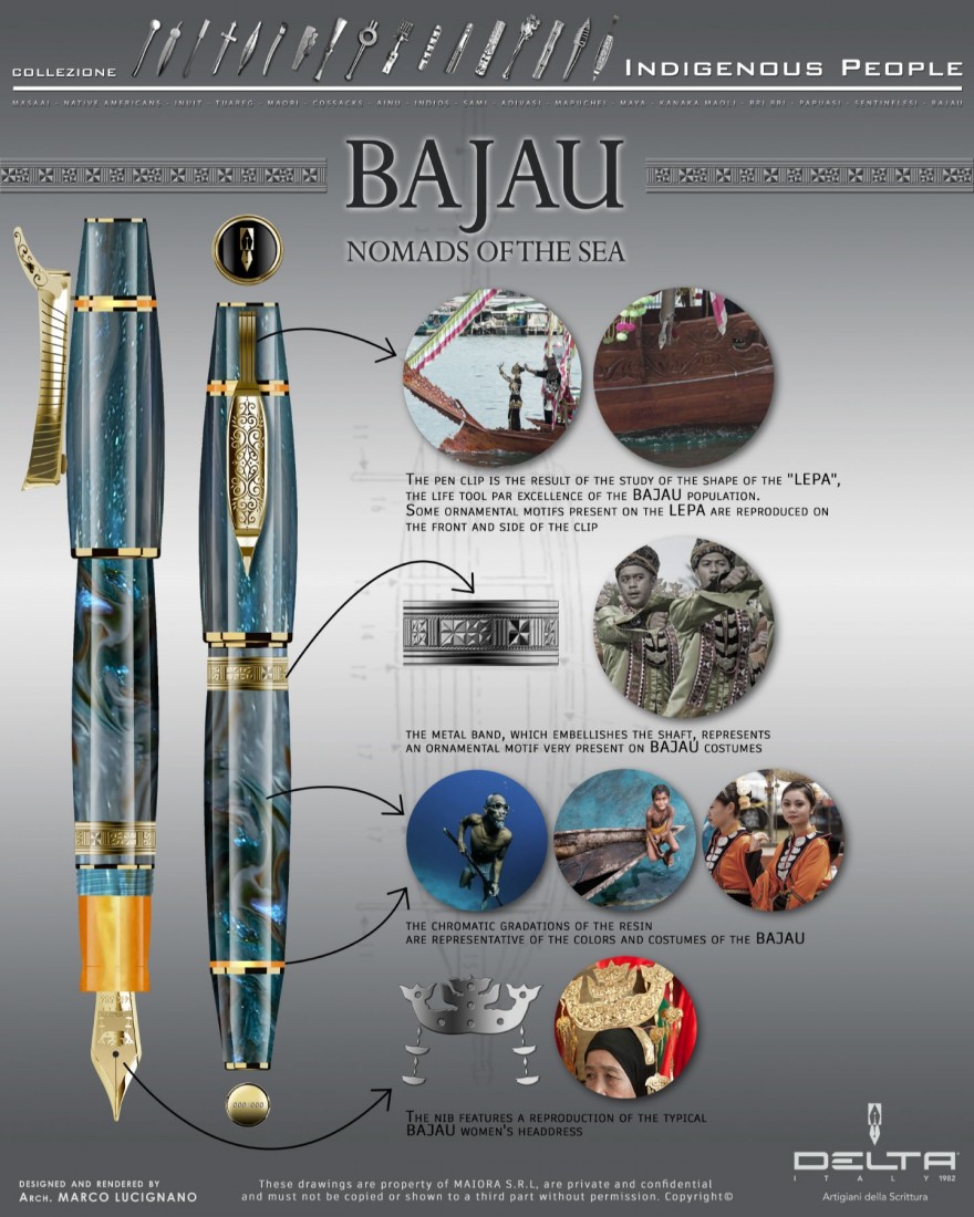 Delta Indigenous People Bajau P Limited Edition Fountain Pen