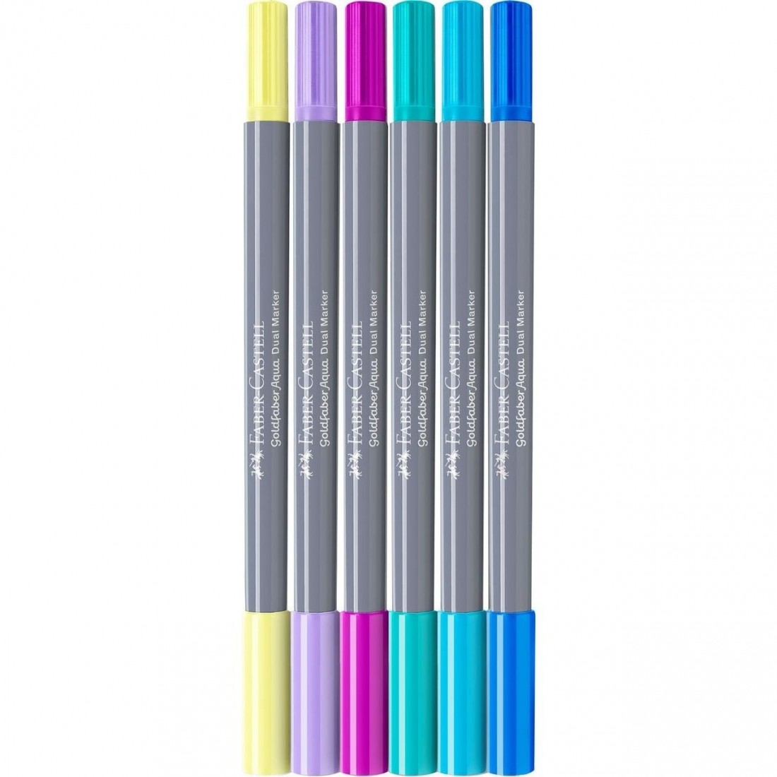 Faber Castell Goldfaber Aqua Dual Marker, set of 6, Seashell Symphony, 164510