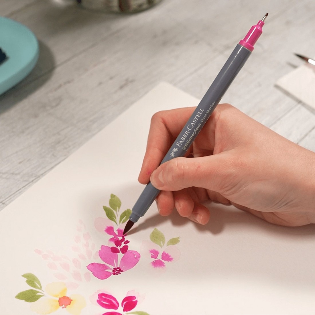 Faber Castell Goldfaber Aqua Dual Marker, set of 6, Seashell Symphony, 164510