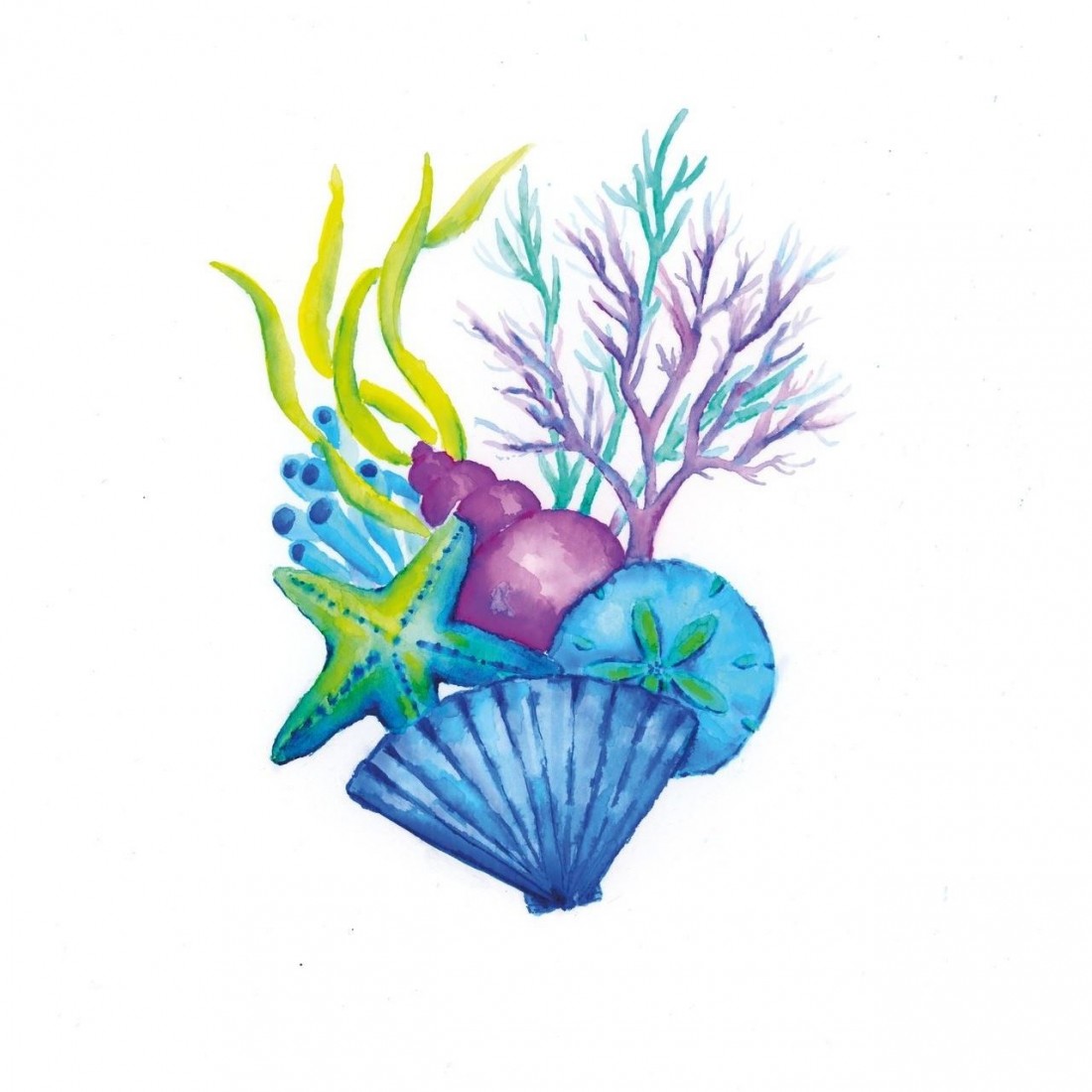 Faber Castell Goldfaber Aqua Dual Marker, set of 6, Seashell Symphony, 164510