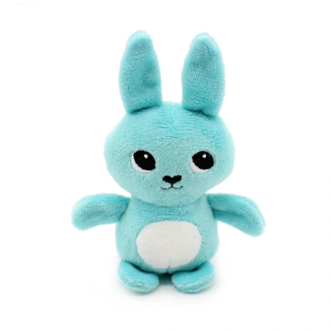 Toudou the rabbit plush toy bleu aqua mum and baby Les Ptipotos 74004 Les Deglingos