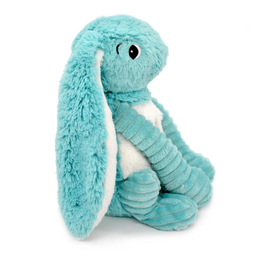 Toudou the rabbit plush toy bleu aqua mum and baby Les Ptipotos 74004 Les Deglingos