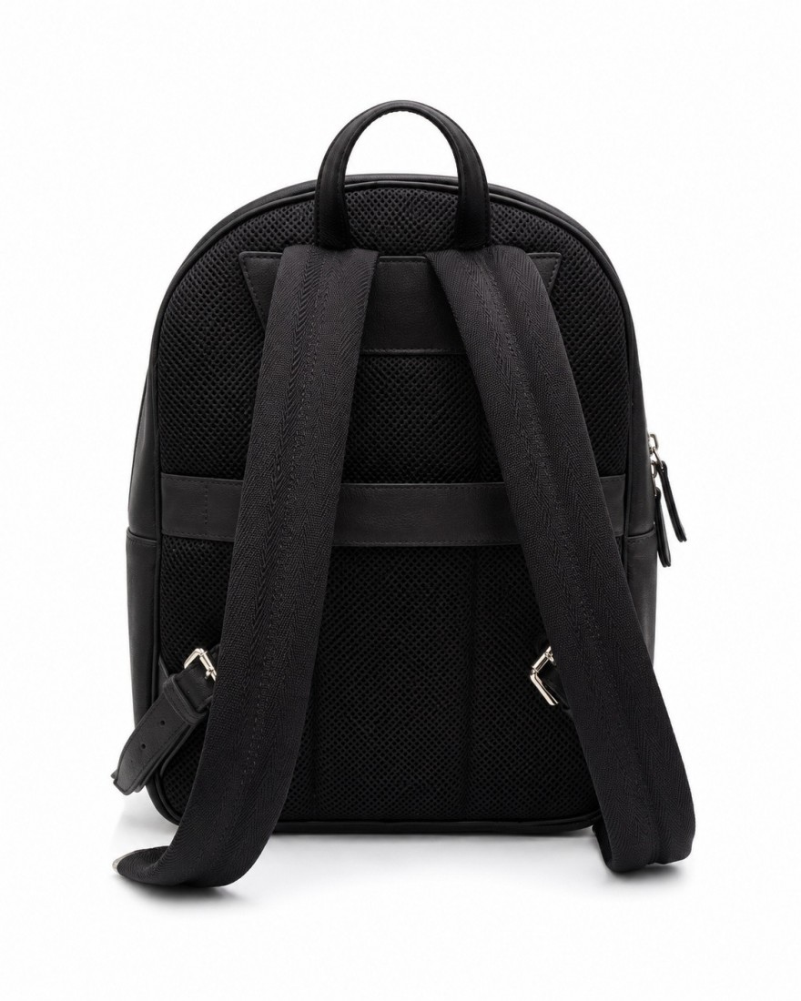 Pineider Daily 23 backpack smooth  leather black PTL005056