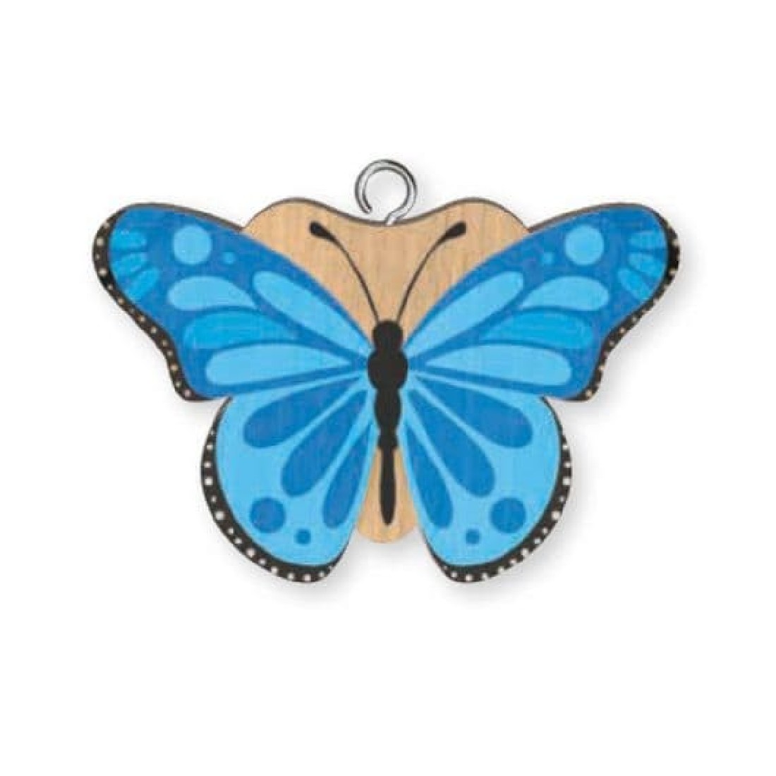 Μπρελόκ ξύλινο Butterfly 2 Wooden Keyring K1905 Global Journey Gifts