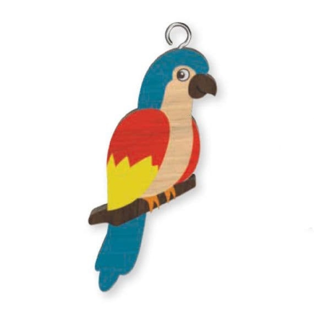 Μπρελόκ ξύλινο Parrot Wooden Keyring K1958 Global Journey Gifts