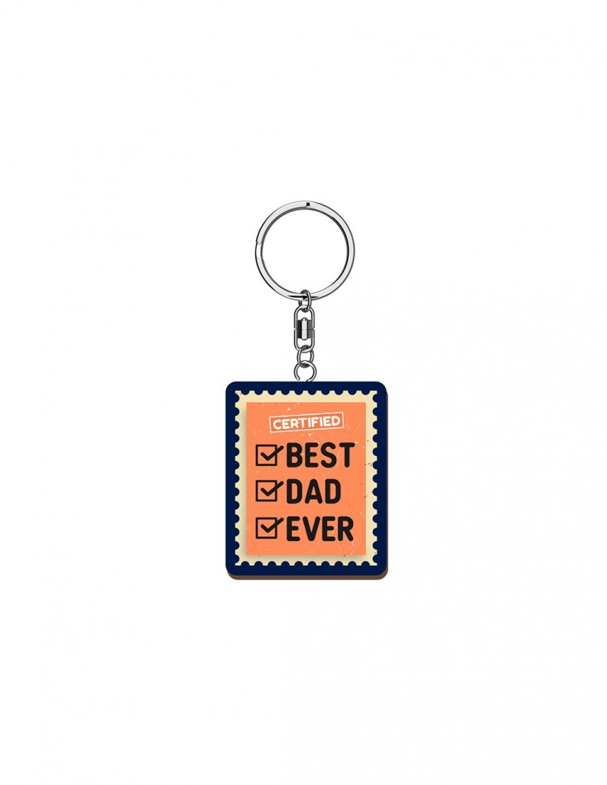 Μπρελόκ ξύλινο Best Dad Ever Wooden Keyring K3607 Global Journey Gifts