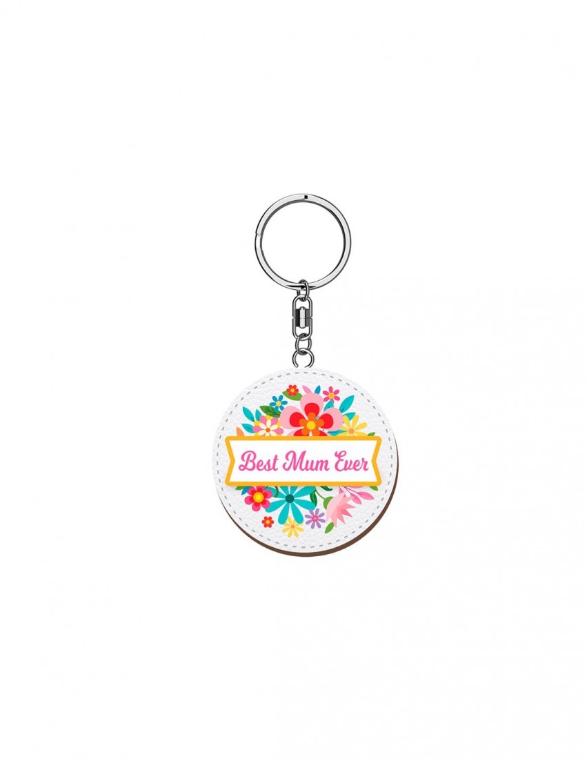 Μπρελόκ ξύλινο Best Mum Ever Wooden Keyring K3608 Global Journey Gifts