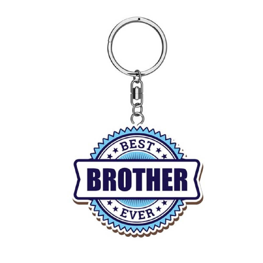 Μπρελόκ ξύλινο Best Brother Ever Wooden Keyring K3606 Global Journey Gifts